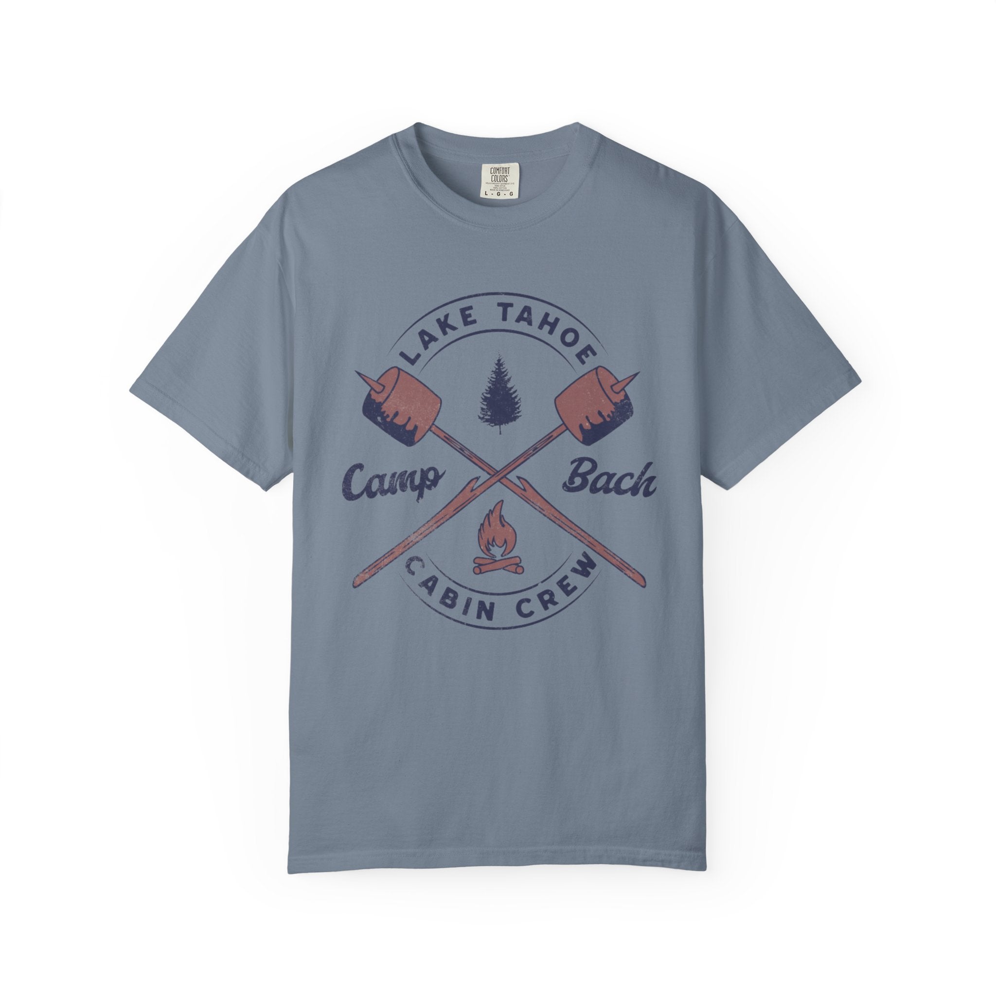 Lake Tahoe Camp Bach Cabin Crew Bachelorette Tee