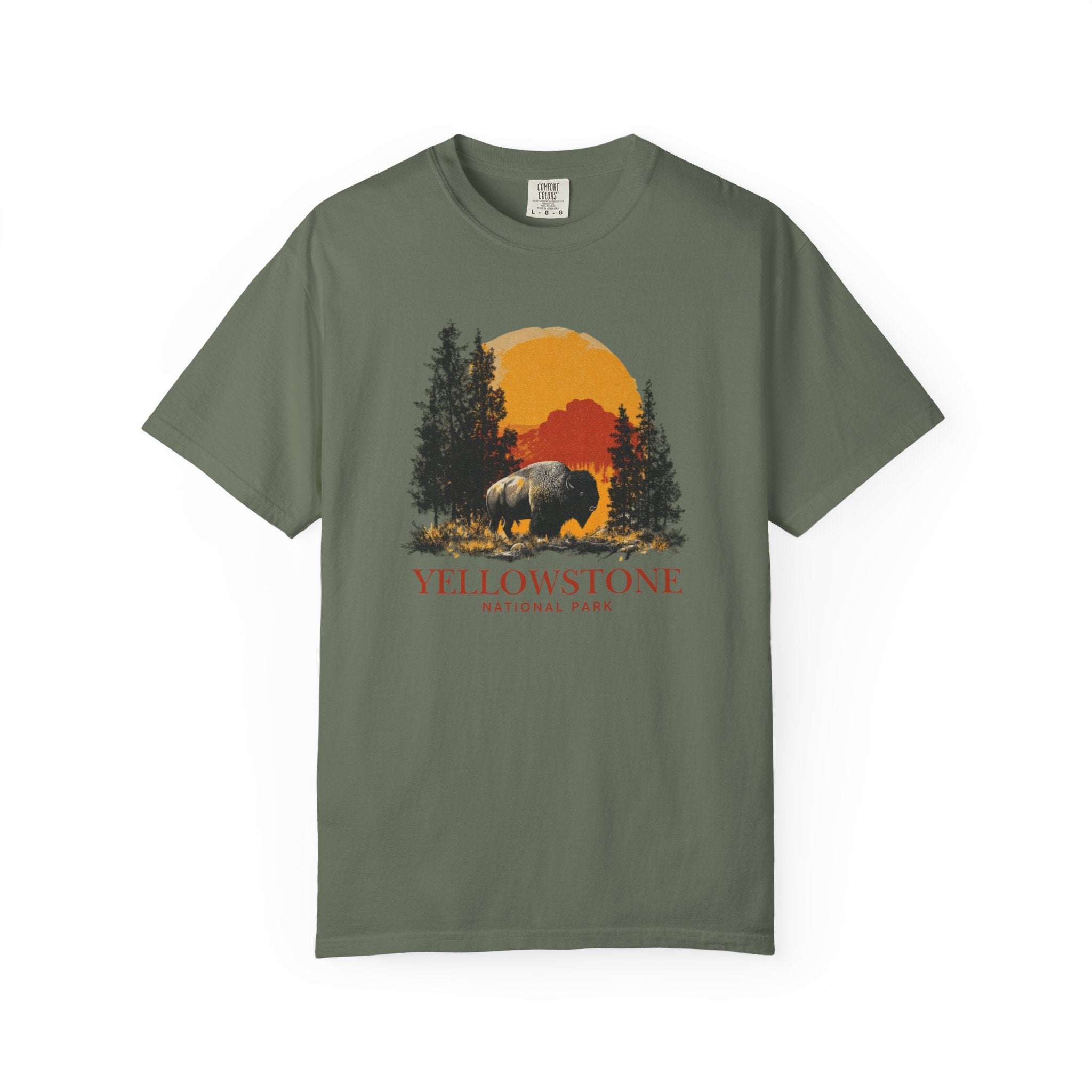 Yellowstone Bison Wildlife National Park Tee