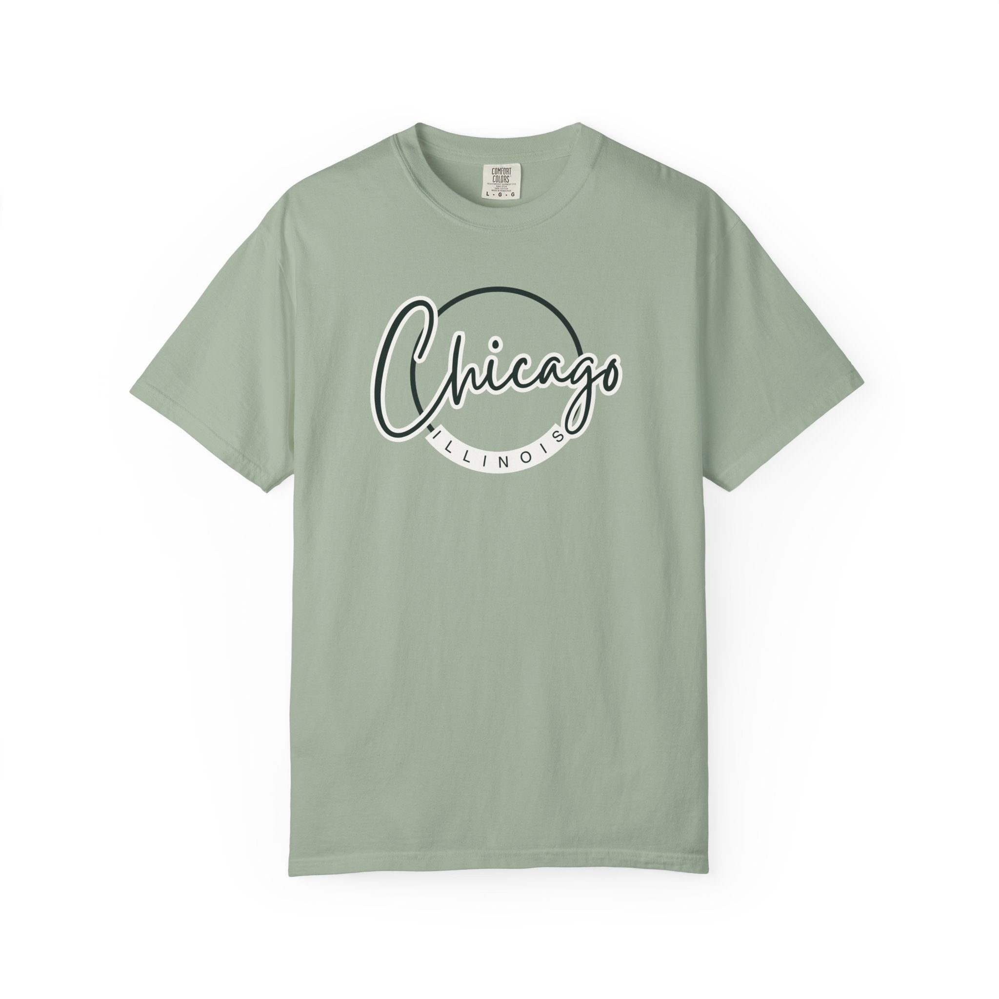 Chicago Minimalist Cursive Script Travel Tee