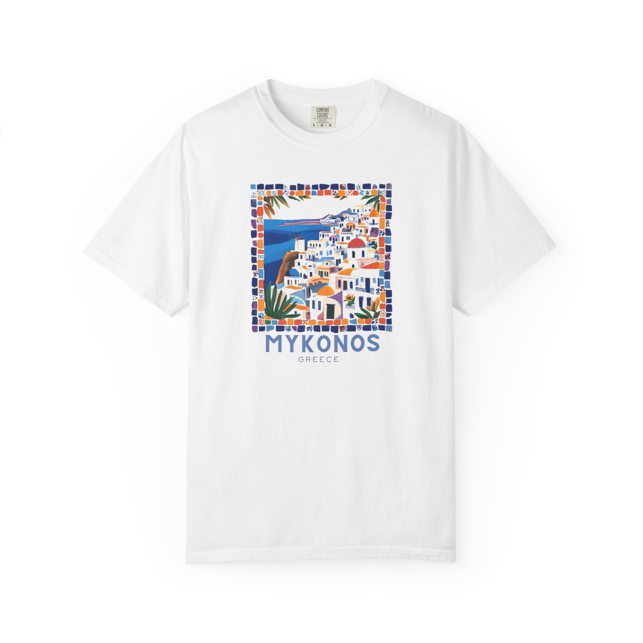 Mykonos Greece Windmills Island Travel Tee