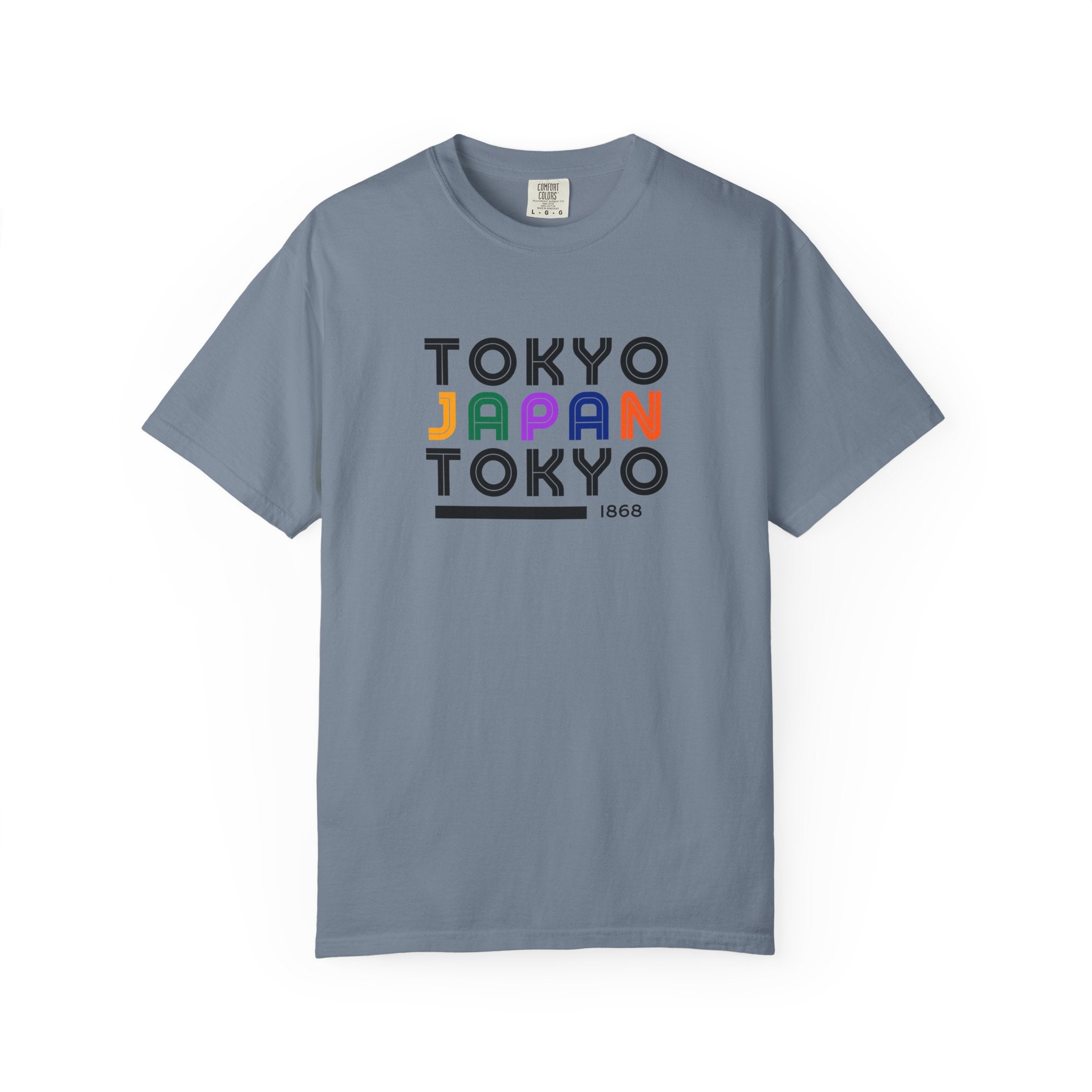 Tokyo Japan Bright Neon Colors Travel Tee