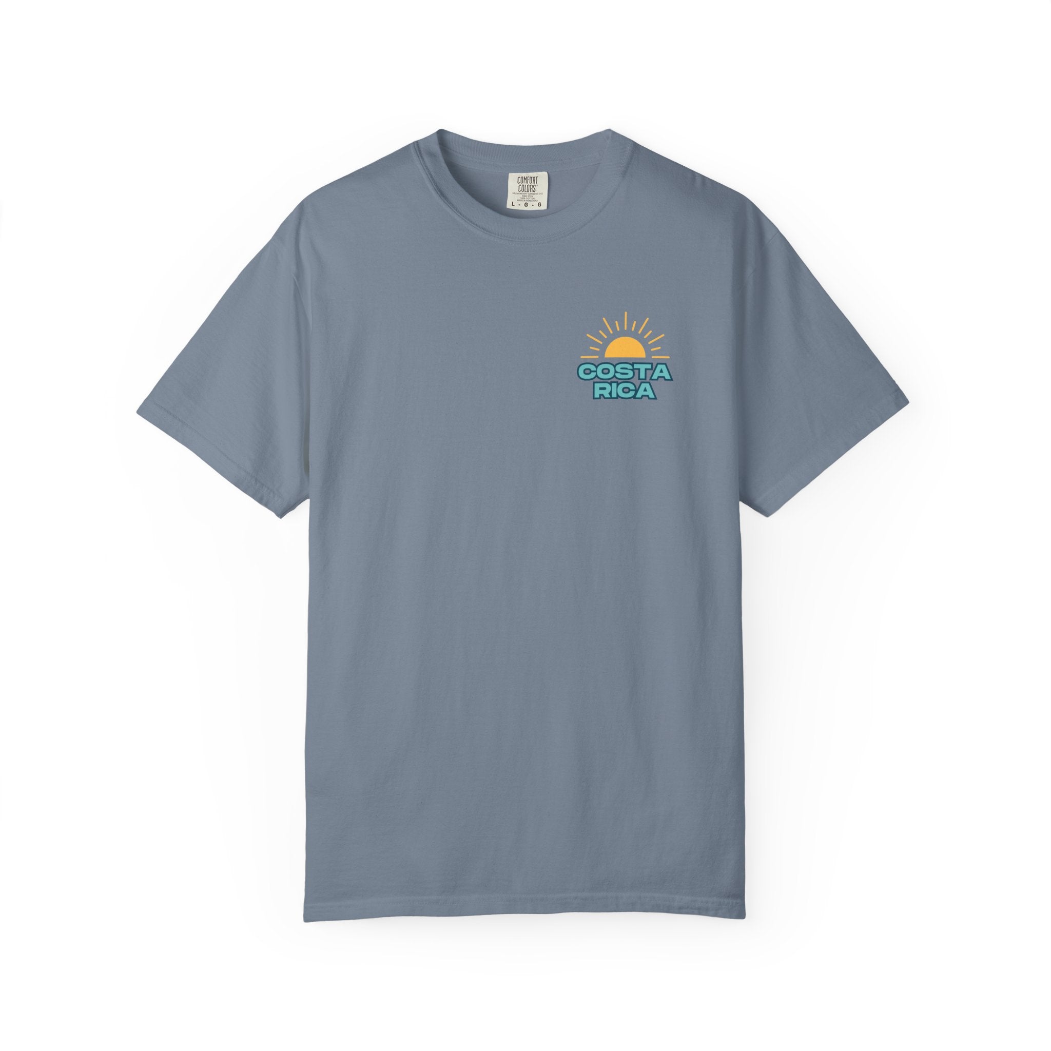 Costa Rica Volcano Jungle Macaw Graphic Tee