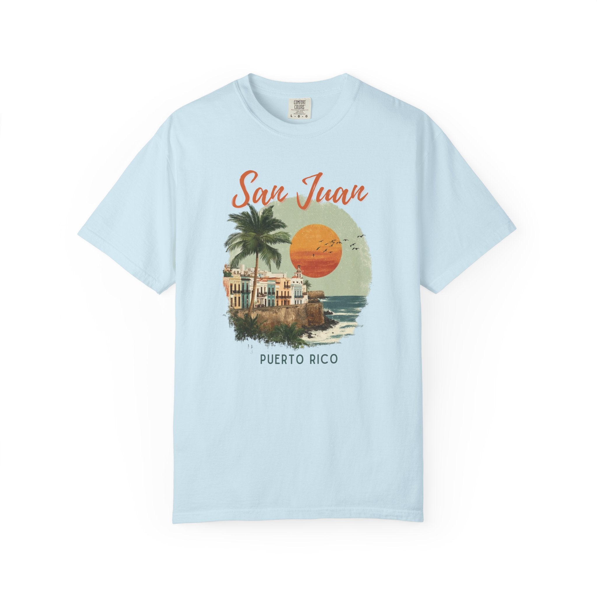San Juan Puerto Rico Cliffside Beach Tee