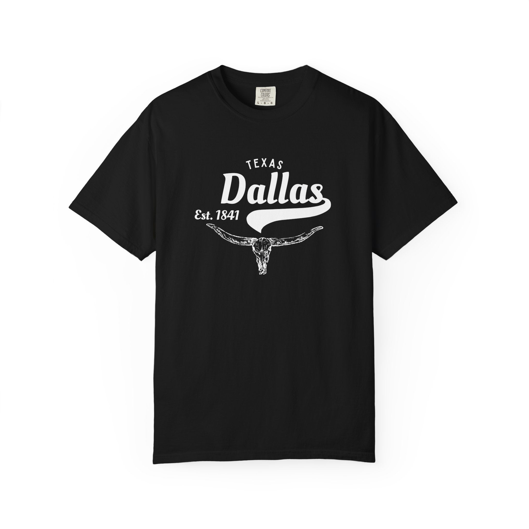 Dallas Texas Longhorn Minimalist Cowboy Tee