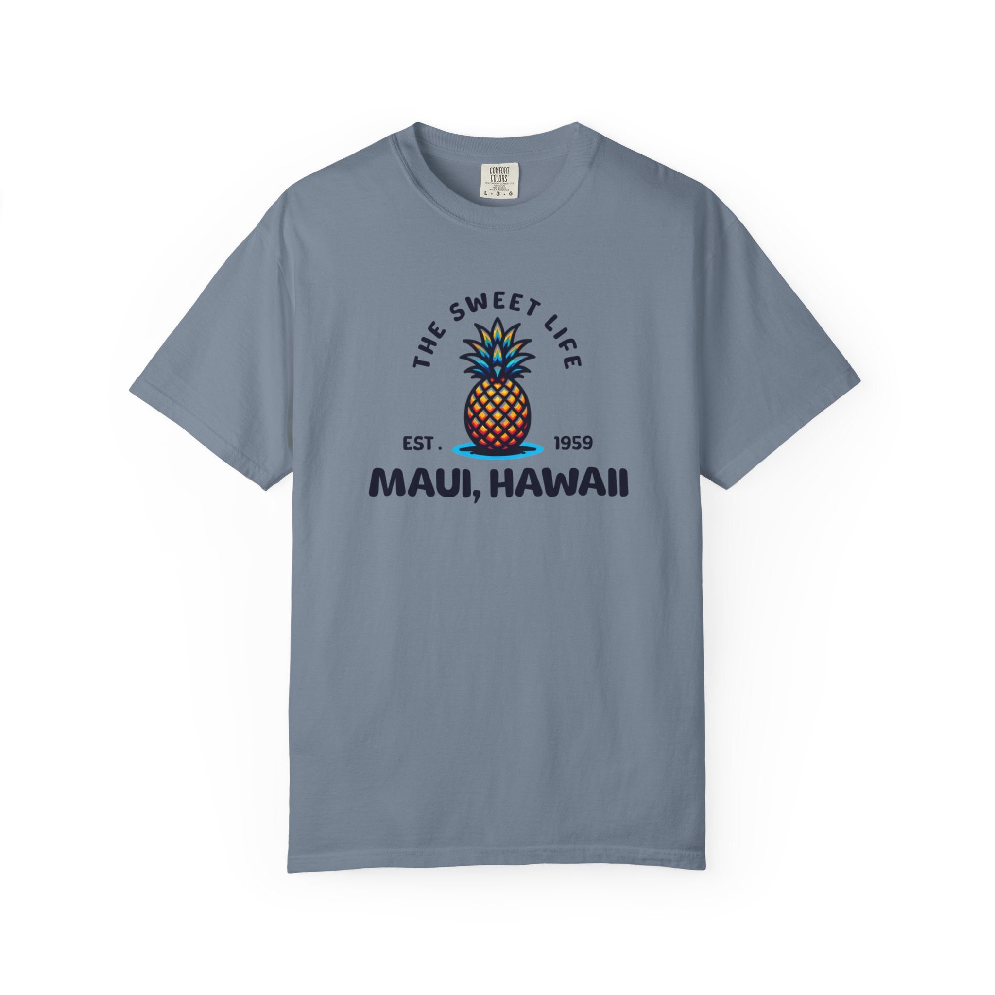 Maui Hawaii The Sweet Life Pineapple Tropical Tee
