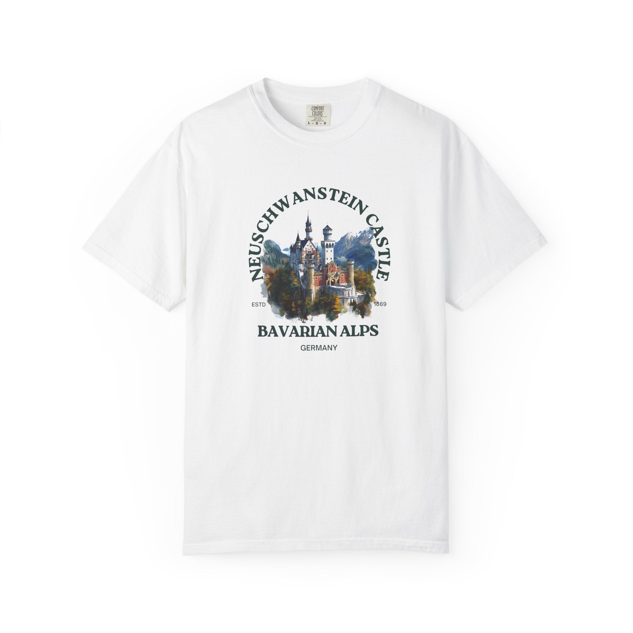Neuschwanstein Castle Germany Bavarian Alps Tee