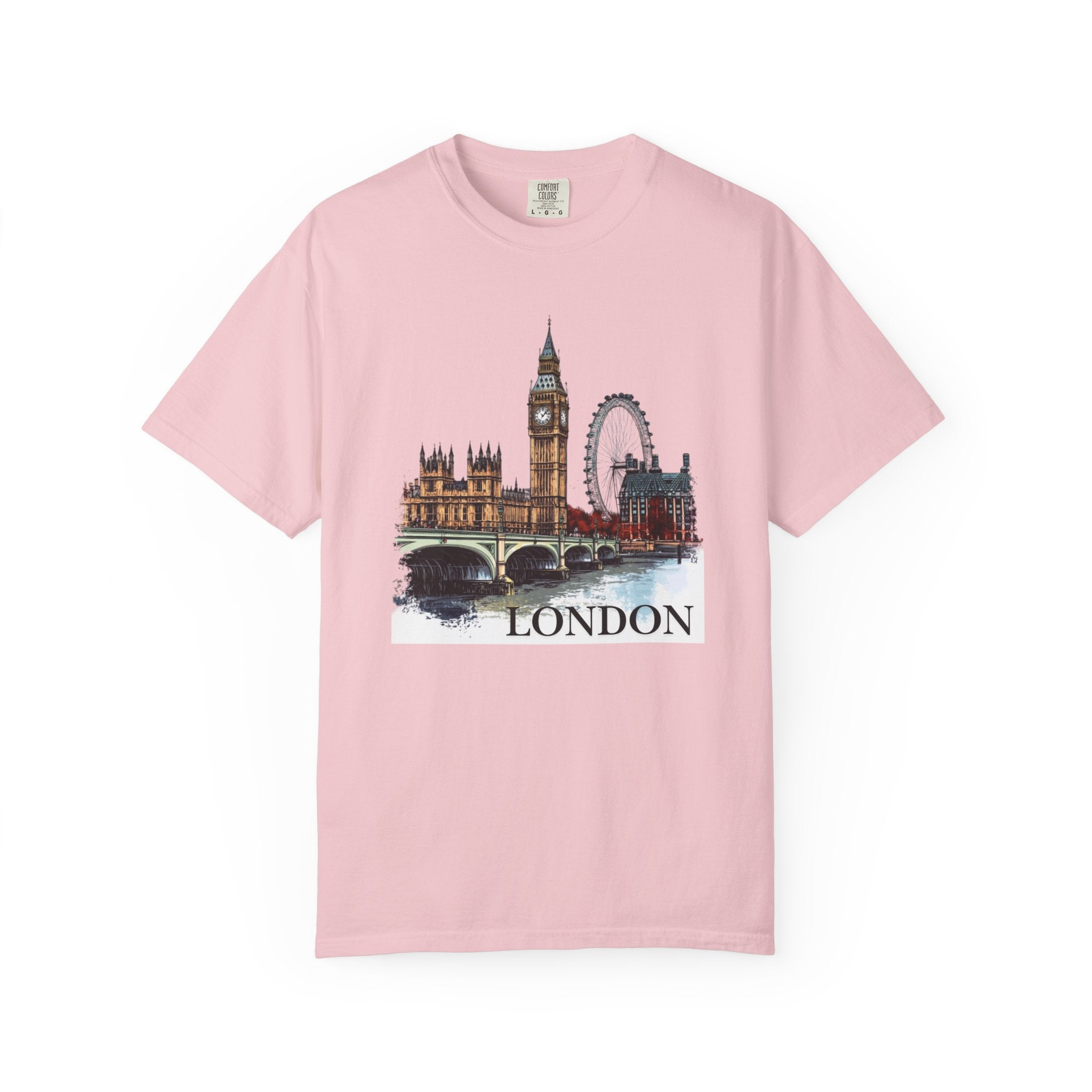 London England Big Ben London Eye Landmark Tee