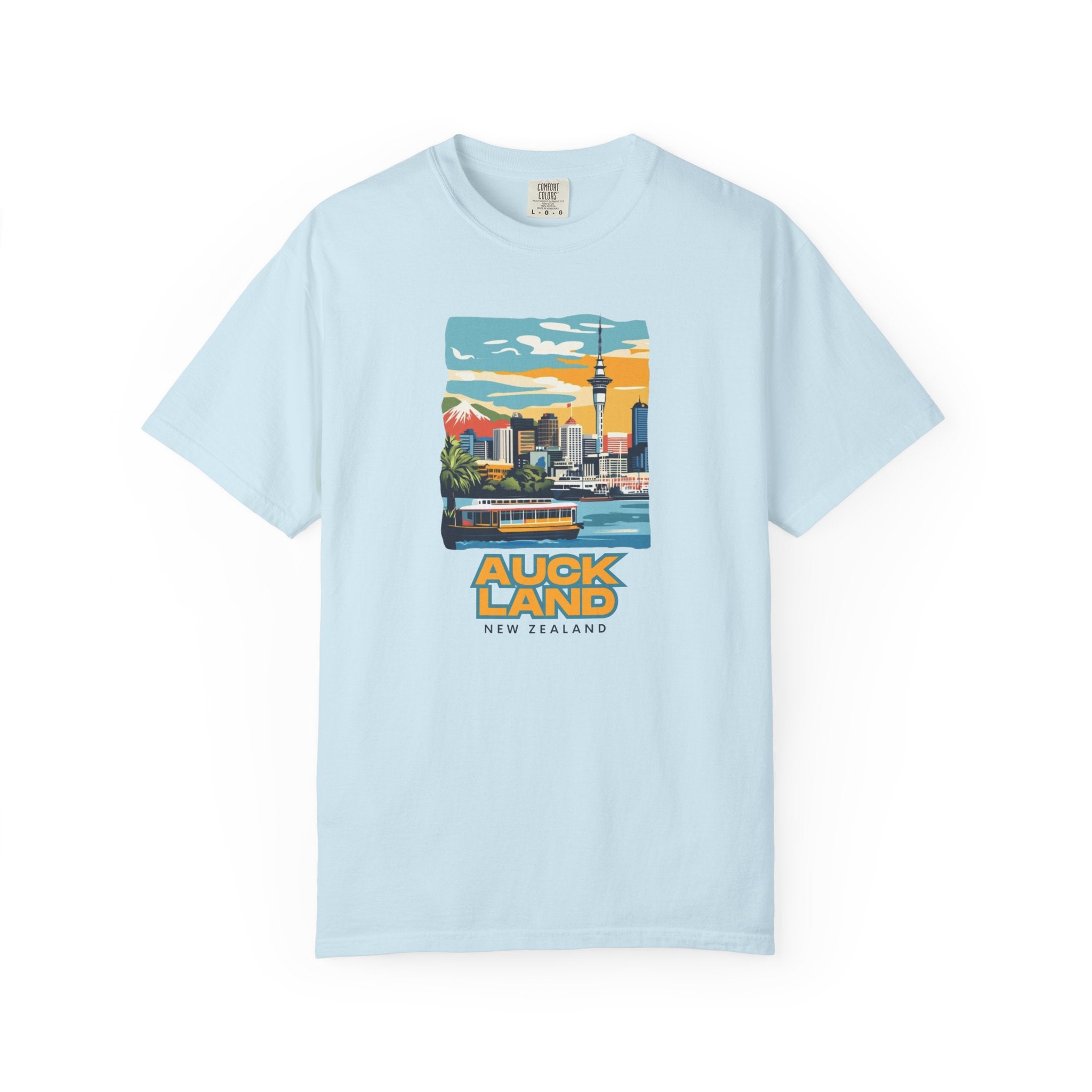 Auckland New Zealand City Skyline Graphic Tee