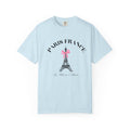 Paris France Eiffel Tower Coquette Romance Tee