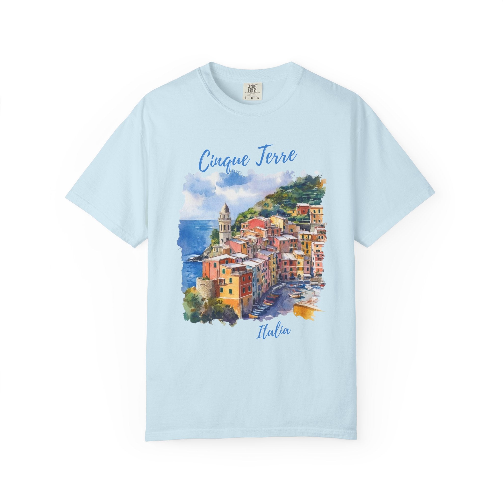 Cinque Terre Italy Cliffside Riviera Tee