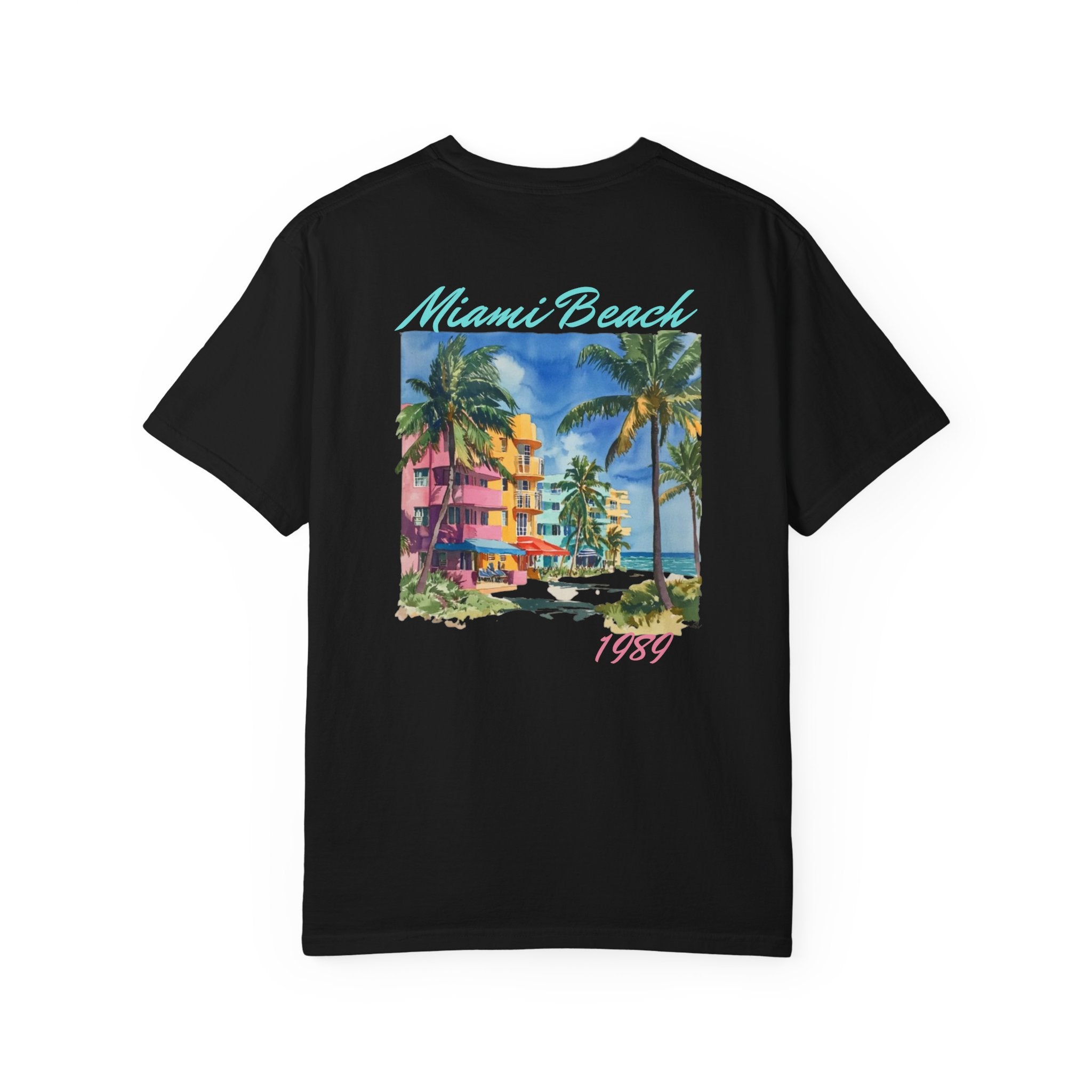 Miami Beach Art Deco 80s Retro Tee