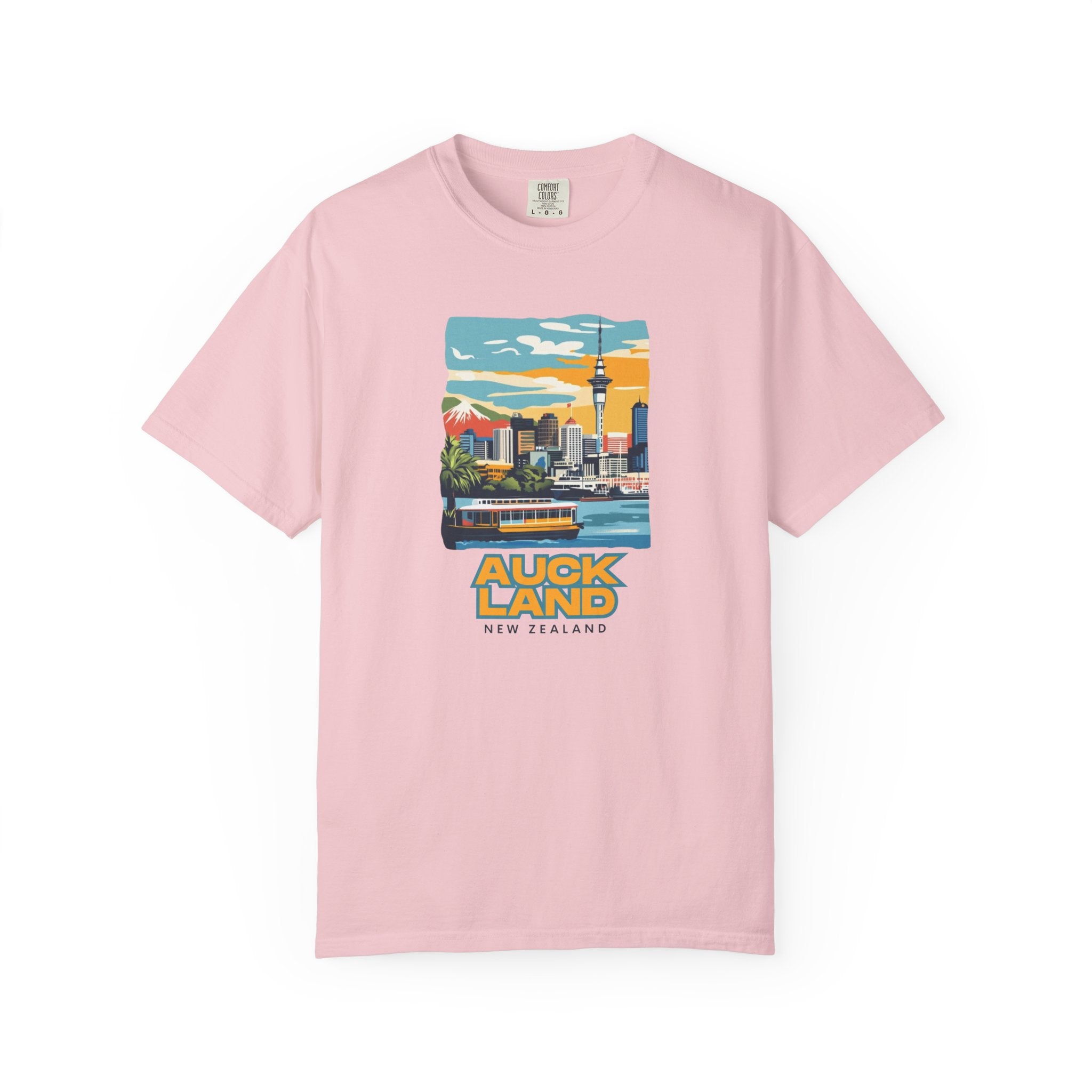 Auckland New Zealand City Skyline Graphic Tee