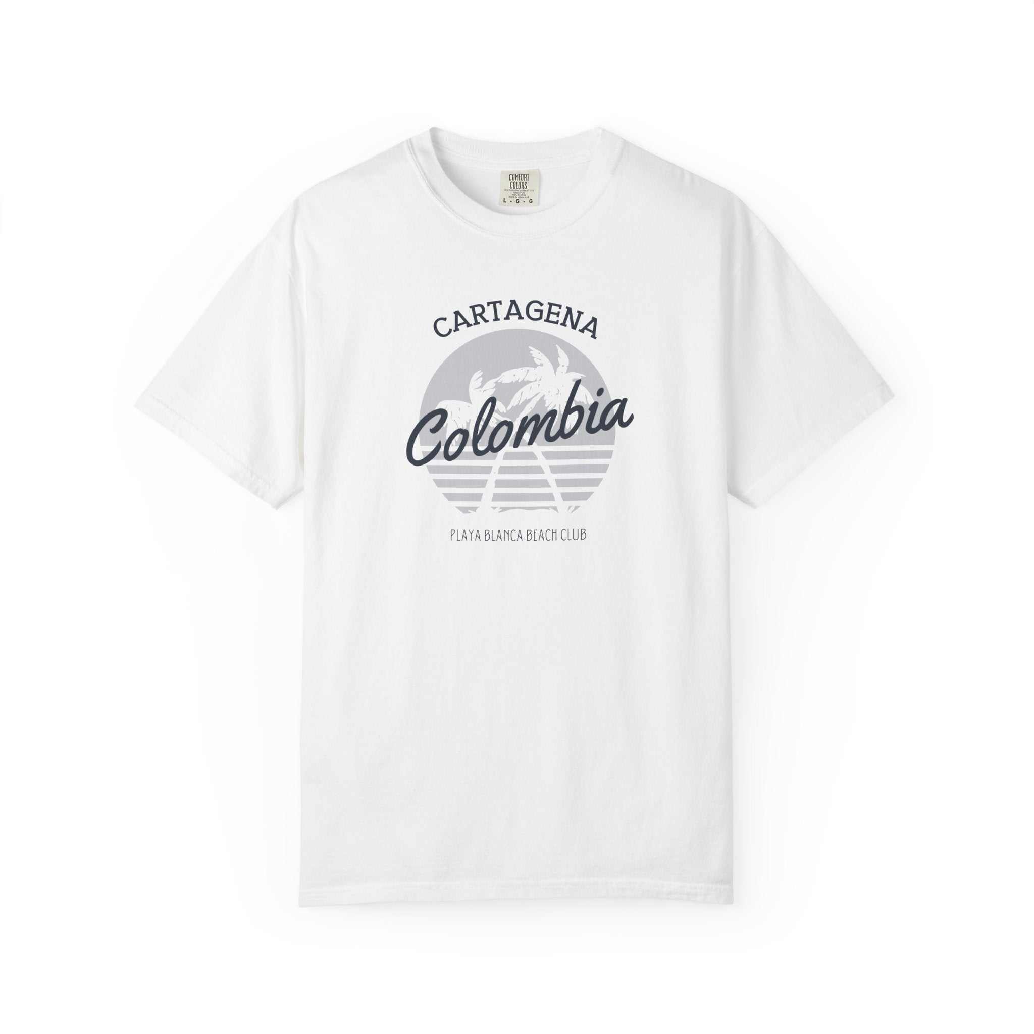 Cartagena Colombia Palm Trees Beach Tee