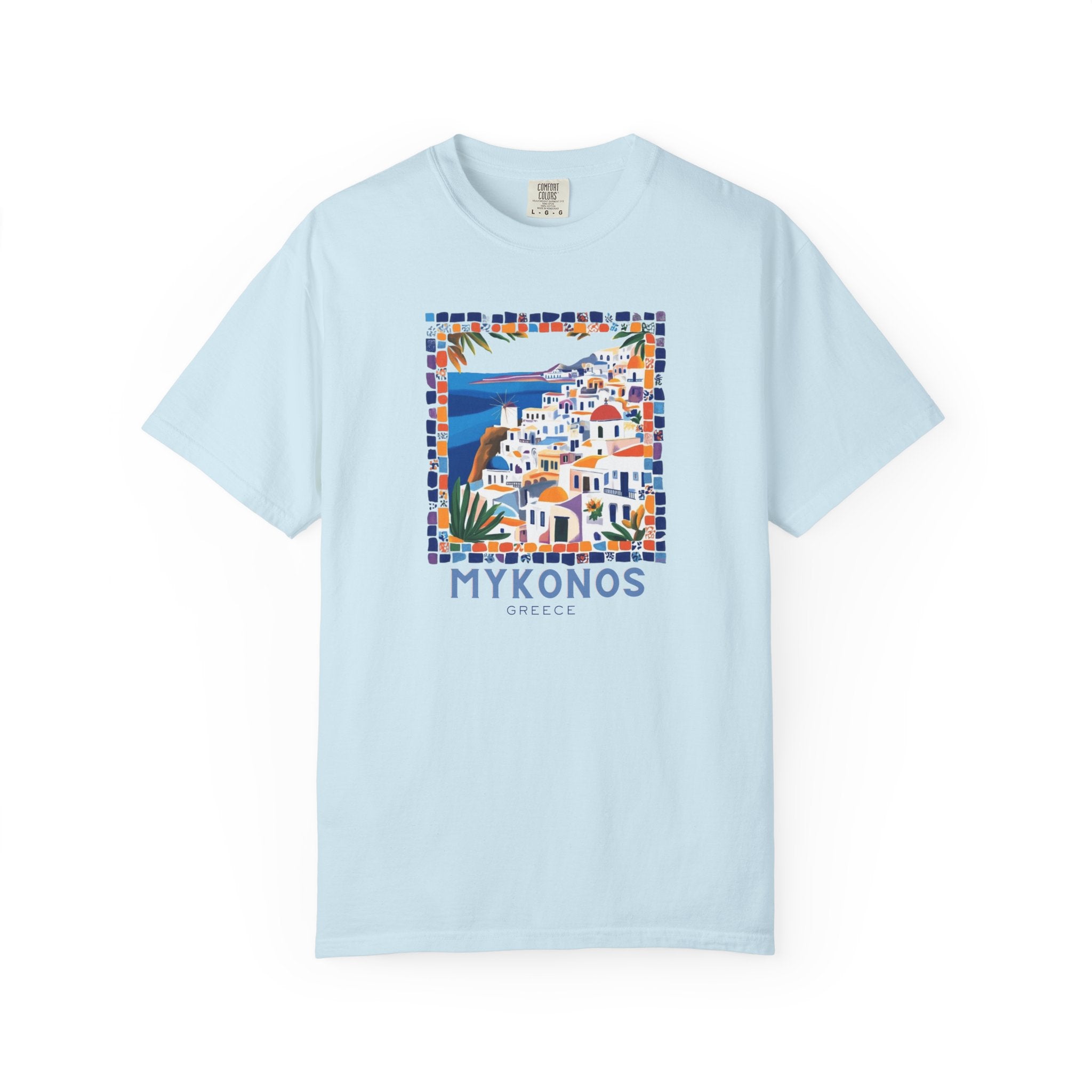 Mykonos Greece Windmills Island Travel Tee