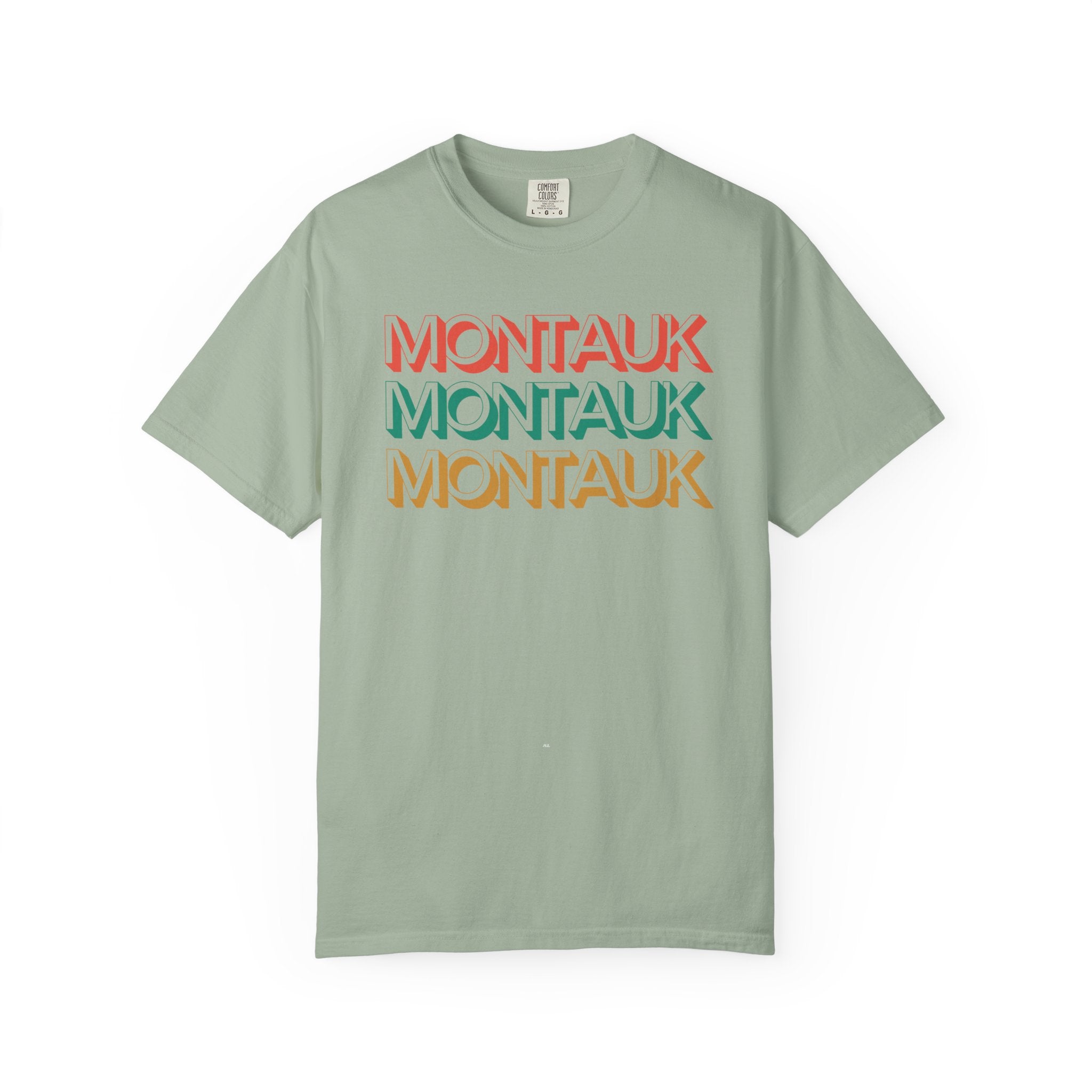 Montauk New York Retro Beach Surf Tee