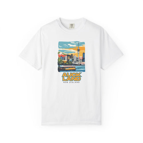 Auckland New Zealand City Skyline Graphic Tee