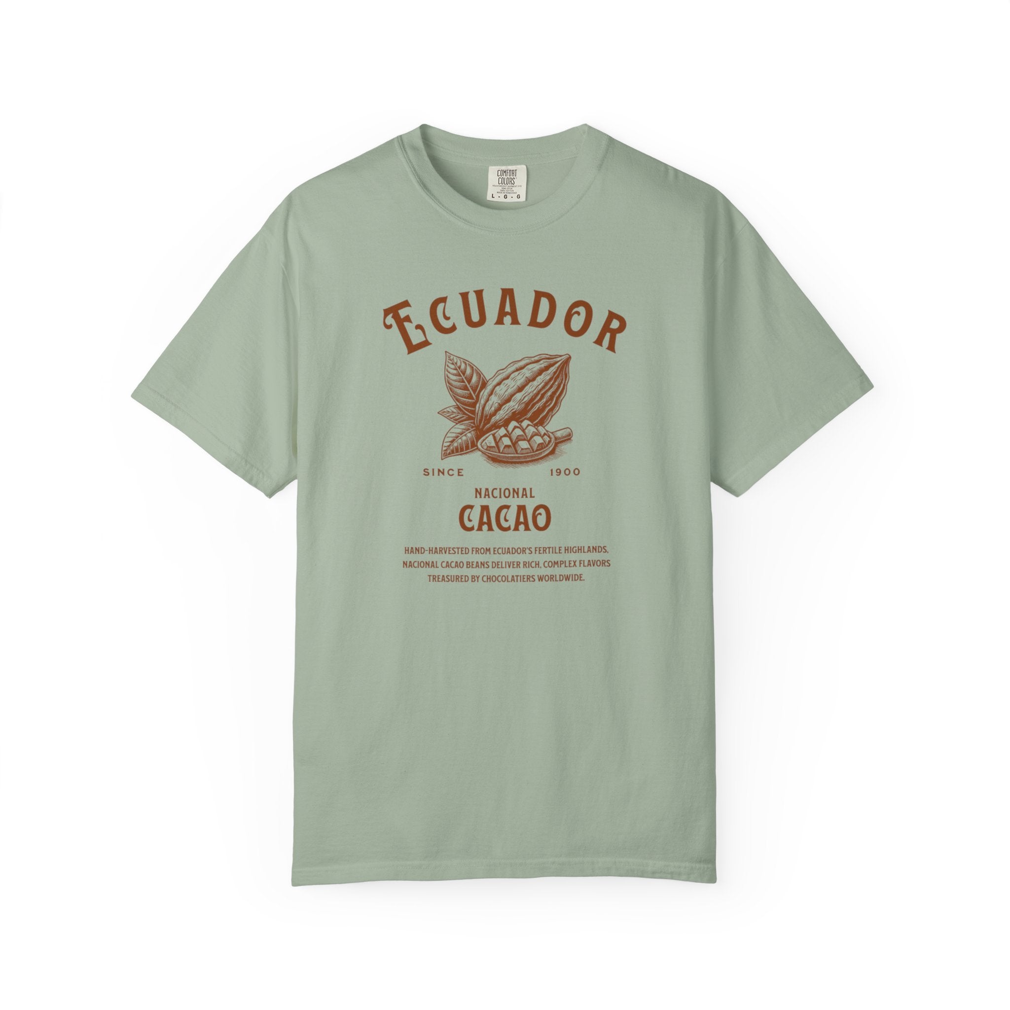 Ecuador Nacional Cacao Vintage Travel Tee