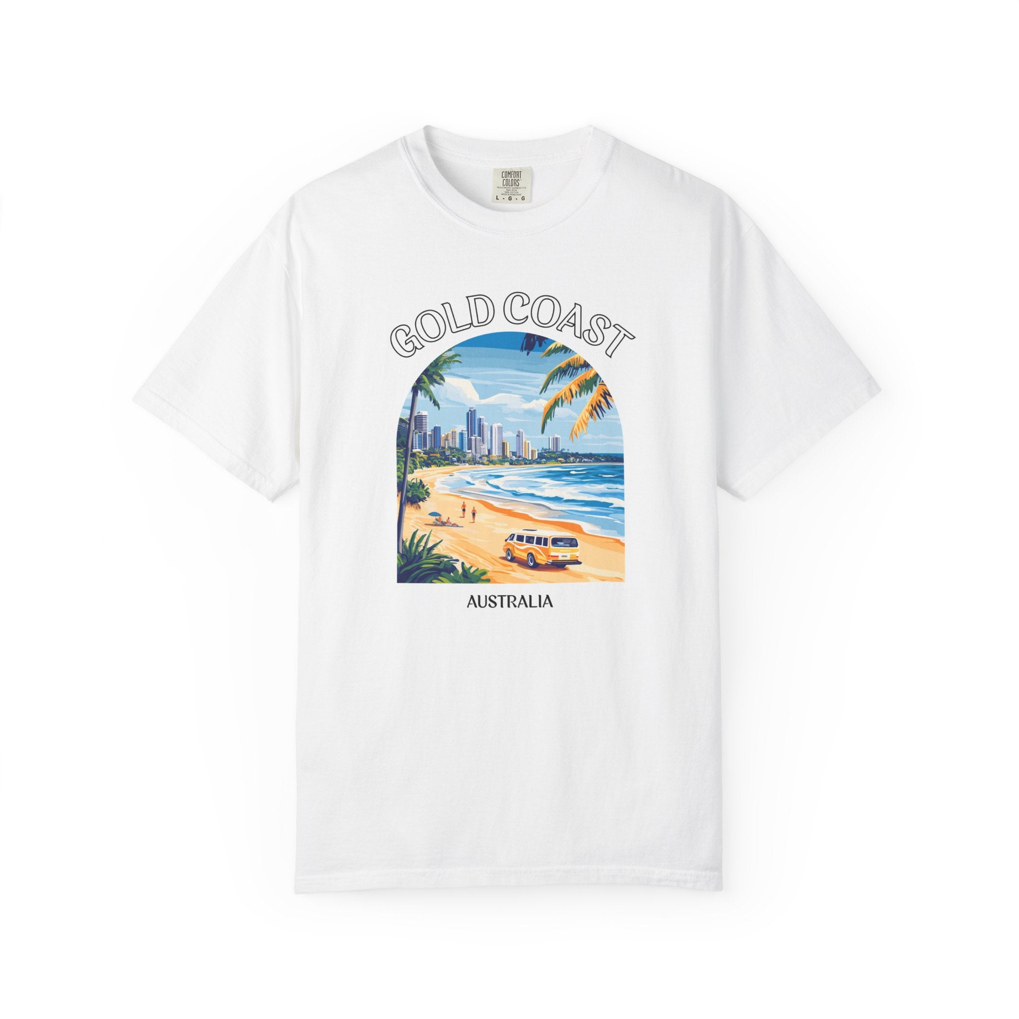 Gold Coast Australia Beach Skyline Surf Tee