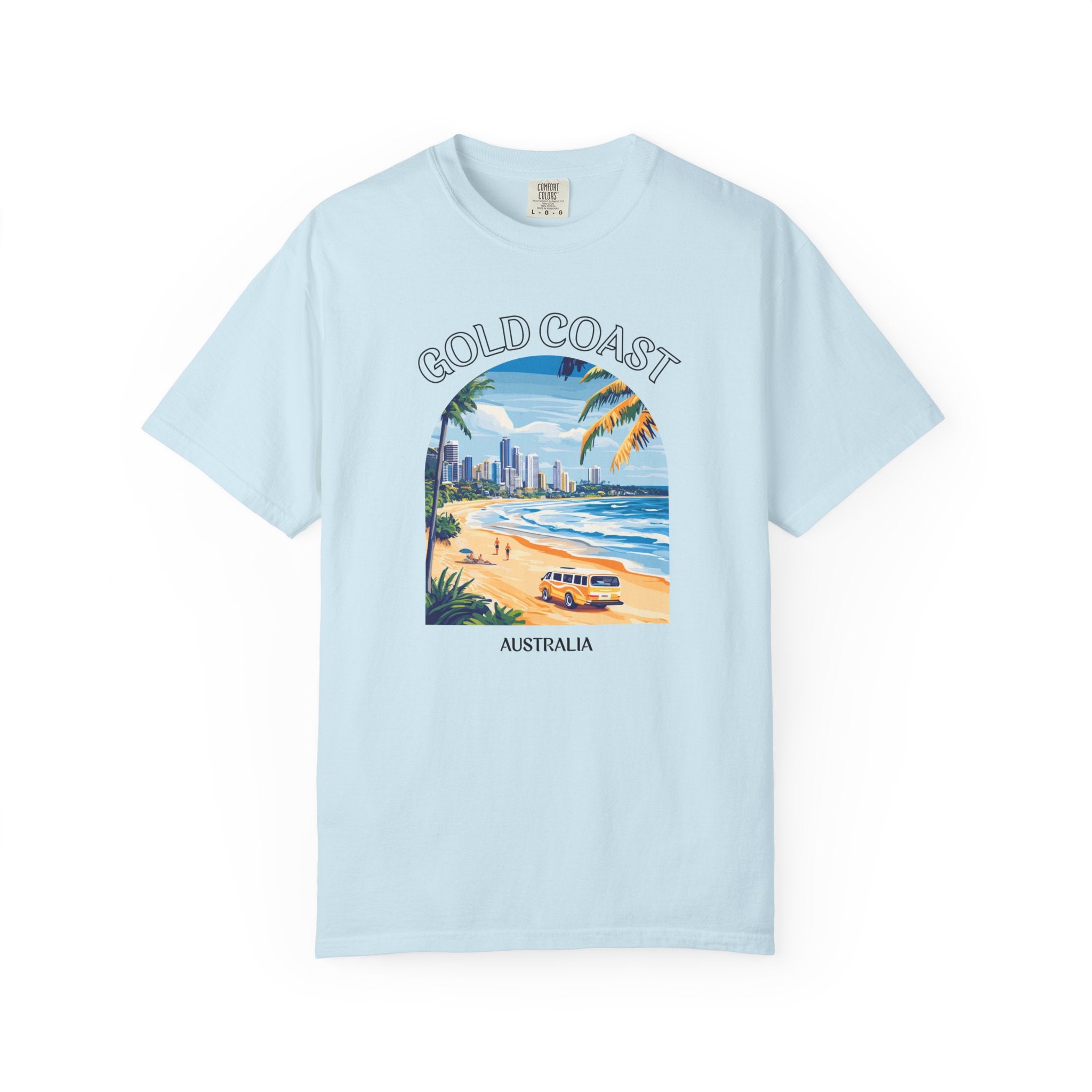 Gold Coast Australia Beach Skyline Surf Tee